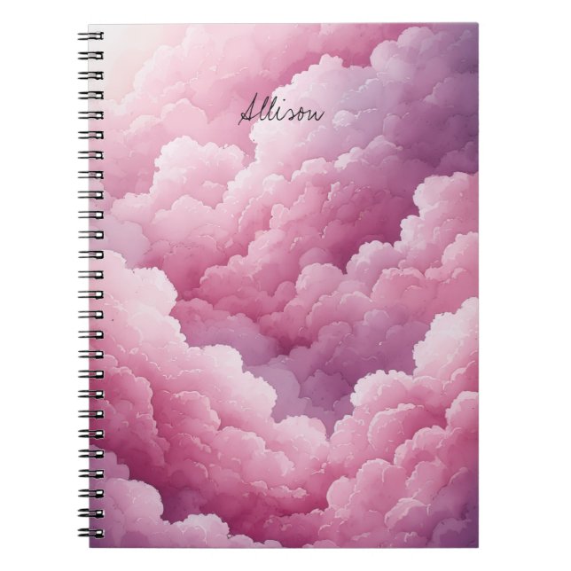 Pink Cloud Notebook (Front)