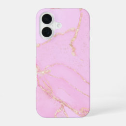 Pink Cloud with Glitter  iPhone 16 Case