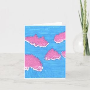 Pink clouds, Close enough Note Card