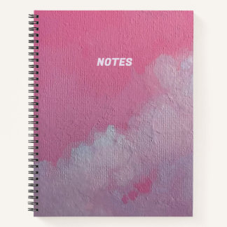 Pink Clouds coton bonbons carnet art original