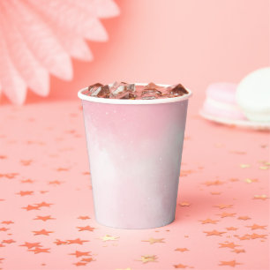 Pink clouds Party Paper Cups