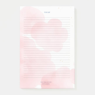 Pink Clouds To Do List Pad Post-it Notes