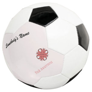 Pink Clover Ribbon Template by Kenneth Yoncich Soccer Ball
