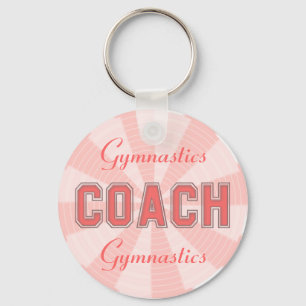 Pink Coach Keychain