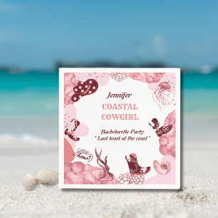 pink coastal cowgirl napkins