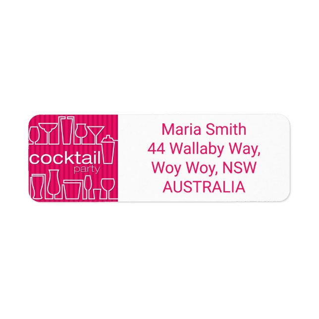 Pink cocktail party (Front)
