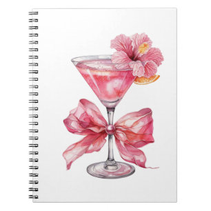 Pink Cocktail Vibes Notebook