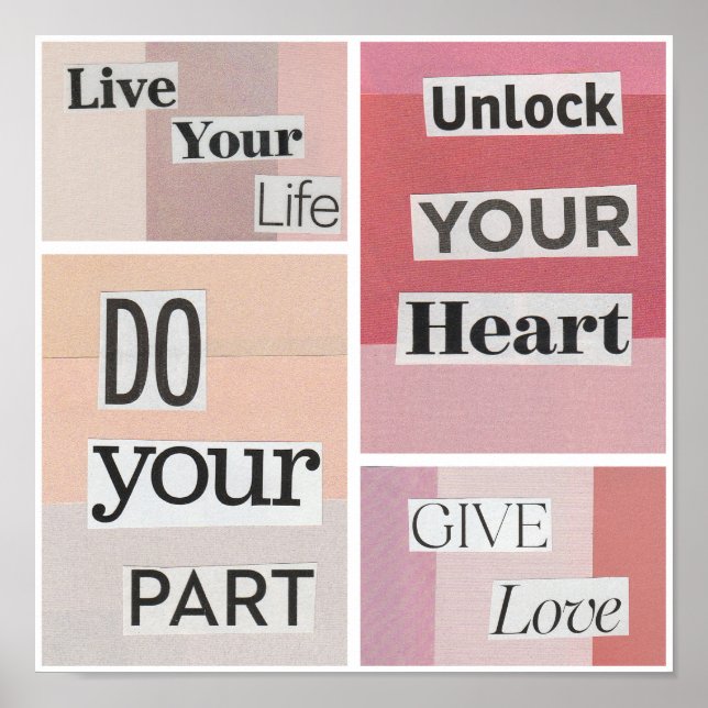 Pink Collage Poster (Front)