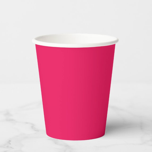 Pink Color Paper Cups (Front)
