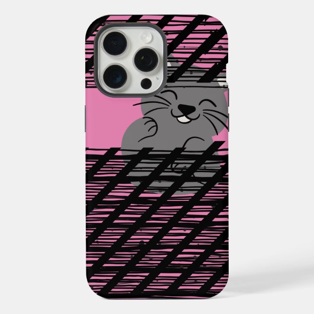 Pink colore iPhone case (Back)