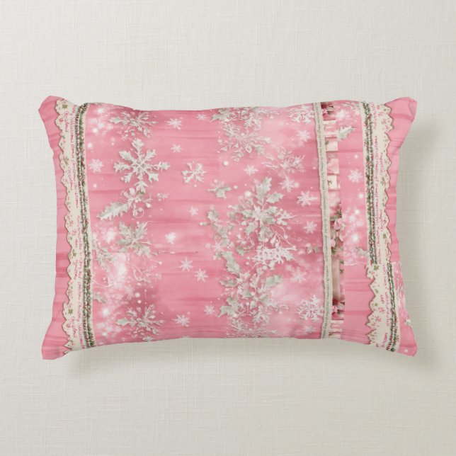 Pink colour pillow  (Front)