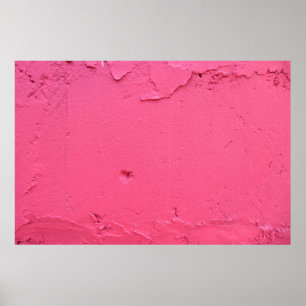 PINK CONCRETE WALL DURING DAYTIME POSTER