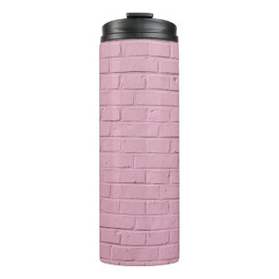 Pink concrete wall thermal tumbler