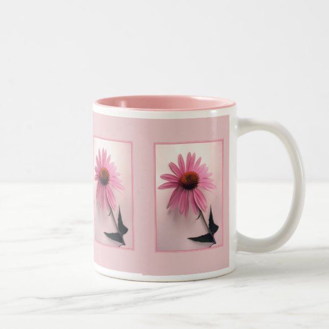 Pink Coneflower Mug (Right)