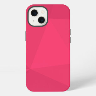 Pink, cool, unique, trendy triangle illustration iPhone 13 case