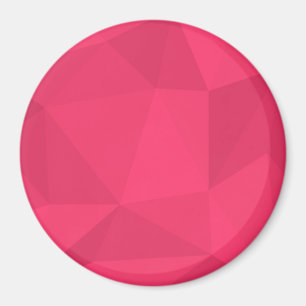 Pink, cool, unique, trendy triangle illustration magnet