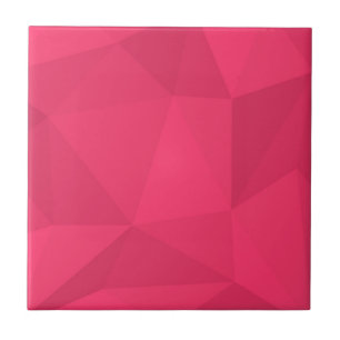 Pink, cool, unique, trendy triangle illustration tile