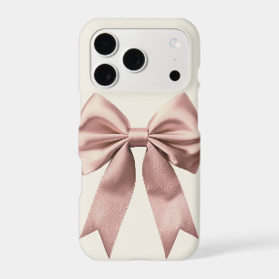 Pink Coquette Bow iPhone Case   Romantic Girly