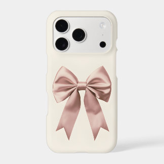 Pink Coquette Bow iPhone Case | Romantic Girly