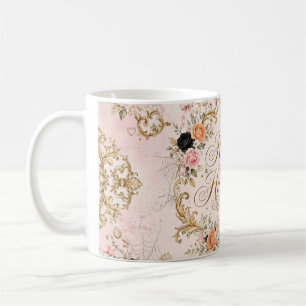Pink Coquette Happy Halloween Mug - Girly Pastel G