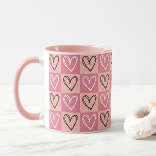 Pink Coquette Herats Mug