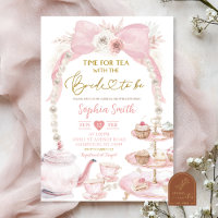 Pink Coquette Time For Tea Bride to Be