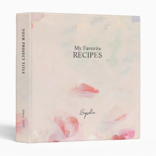 Pink & Coral Floral Personalized Custom Planner Binder