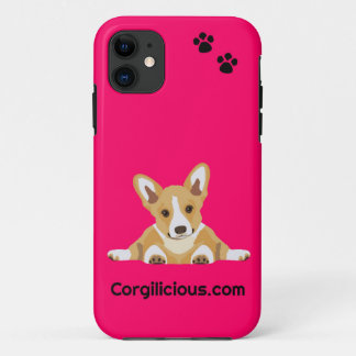 Pink Corgi Puppy iPhone 5 Case