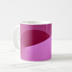Pink Corner Abstract Geometrical Mug 1