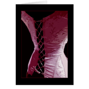 Pink Corset - Card (Customize)
