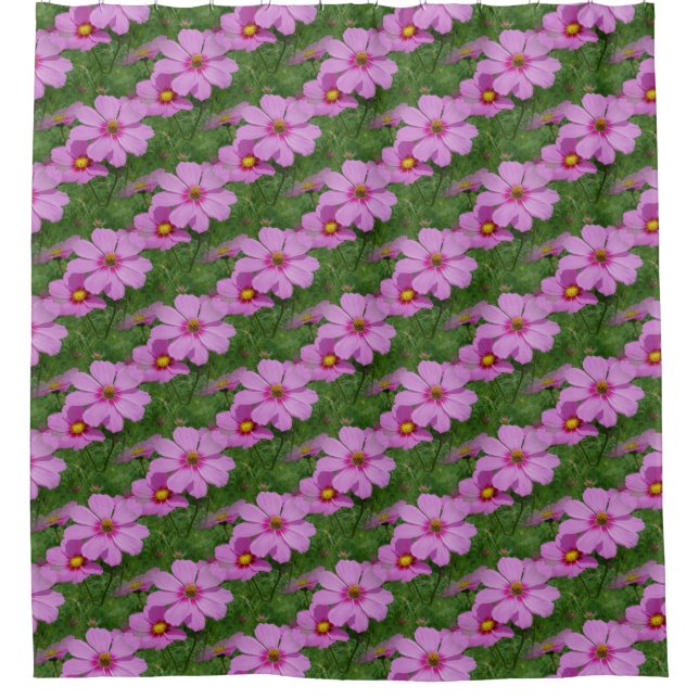 Pink Cosmos Flower Nature Pattern (Front)