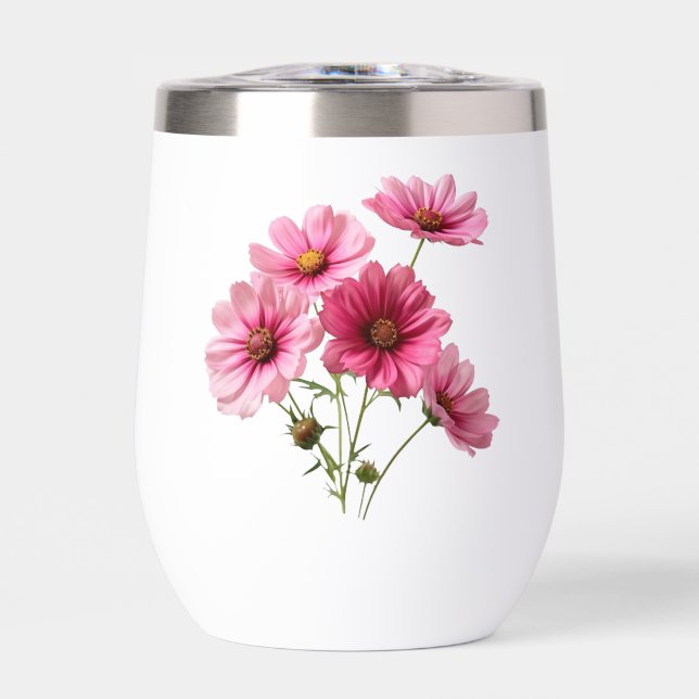 Pink Cosmos Flowers-23456 (Front)