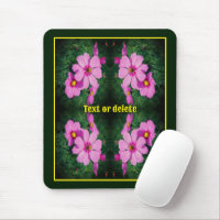 Pink Cosmos Flowers Abstract Personalized