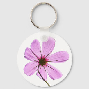 Pink Cosmos Keychain