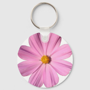 Pink Cosmos Keychain