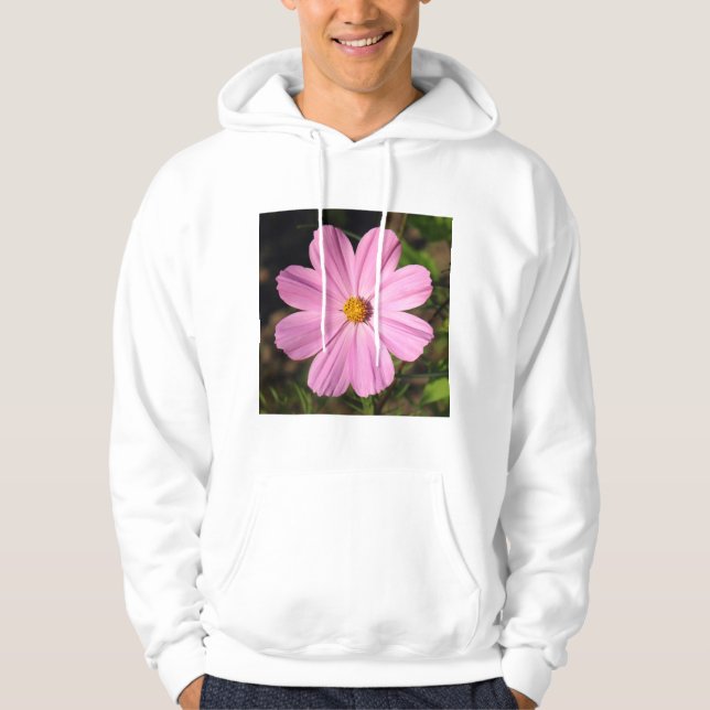Pink Cosmos (Square Photo) Hoodie (Front)