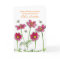 Pink Cosmos Watercolor Flowers Personalized Name