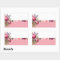 Pink Cottage Floral Sticker