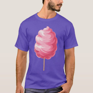 Pink Cotton Candy Adult Men Women Costume funny T-Shirt
