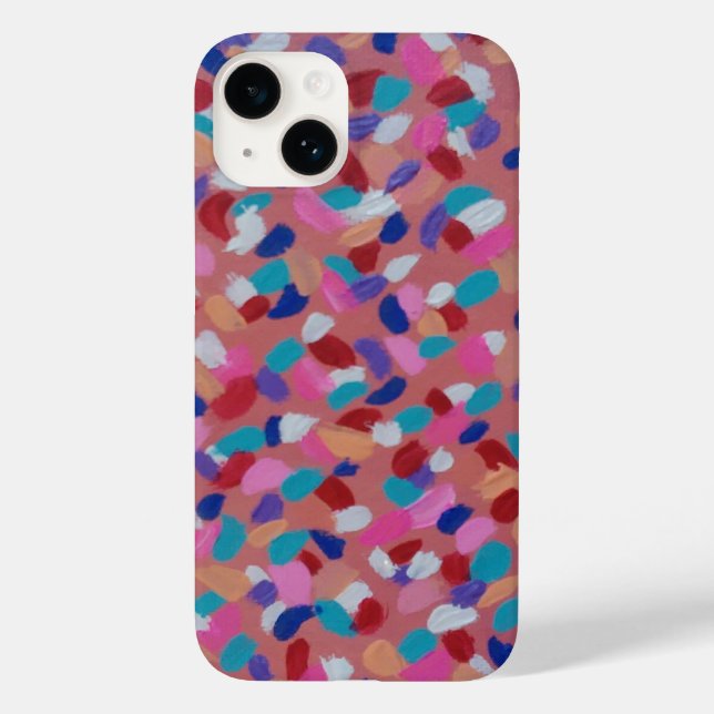 Pink Cotton Candy Case-Mate iPhone Case (Back)