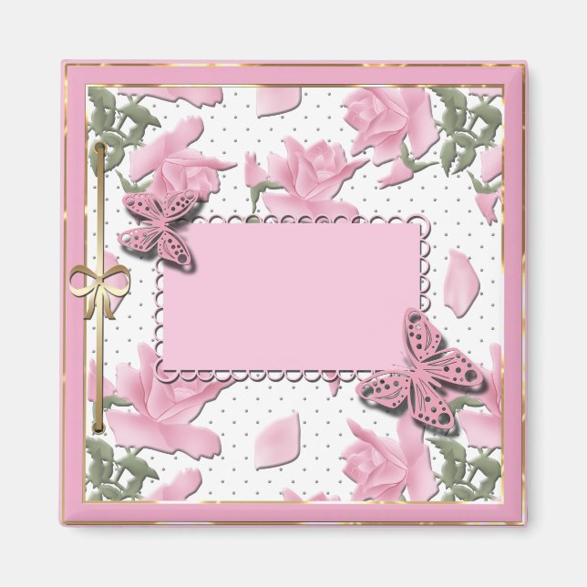 Pink cover magnet (Front)