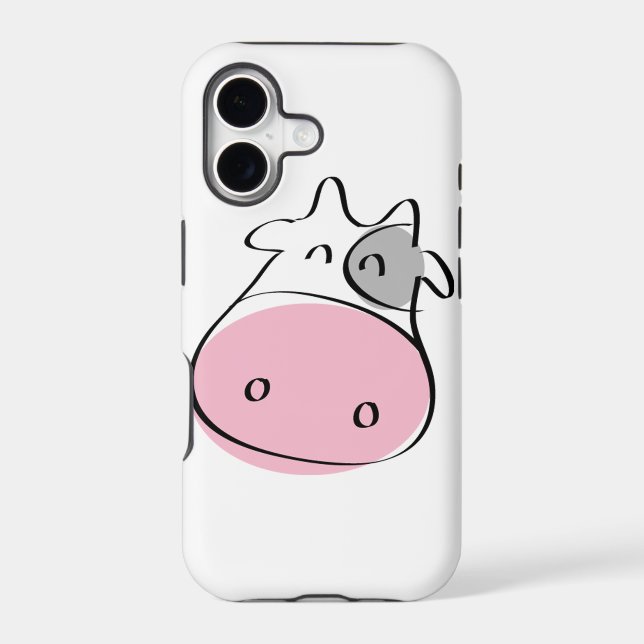 Pink Cow iPhone 5 Case (Back)