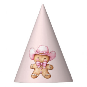Pink Cowgirl Birthday Party Hat