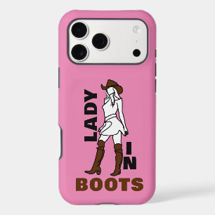 Pink Cowgirl Boots Phone Case