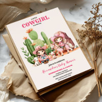 Pink Cowgirl Western Baby Shower