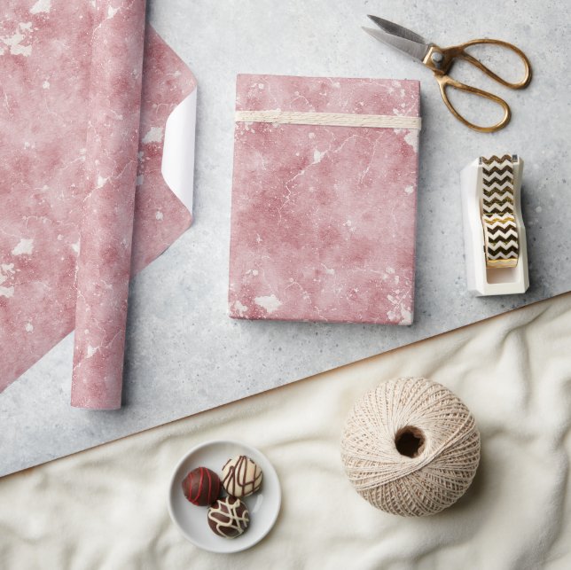 Pink Crackle Birthday Wrapping Paper (Crafts)