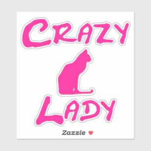 Pink Crazy Cat Lady