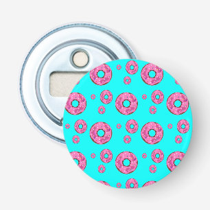 Pink cream doughnuts bottle opener