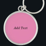 Pink Create Your Own Add Text Template Keychain<br><div class="desc">Pink Create Your Own Add Text Template keychain</div>