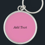 Pink Create Your Own Add Text Template Keychain<br><div class="desc">Pink Create Your Own Add Text Template keychain</div>
